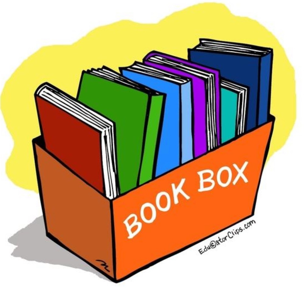 5 pound box full of books they’re all random. They’re like new condition.